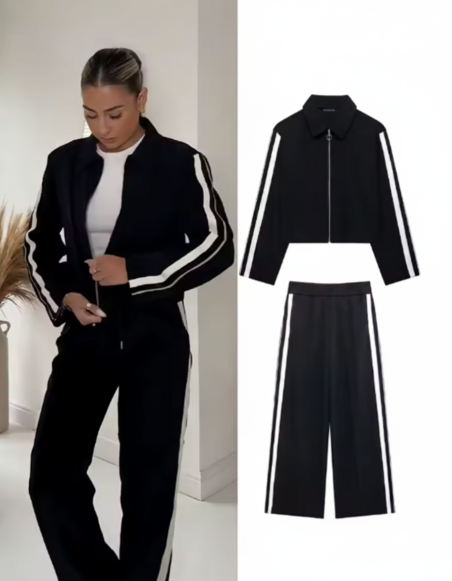 Isla Comfort Set - Stylish Black Suit!