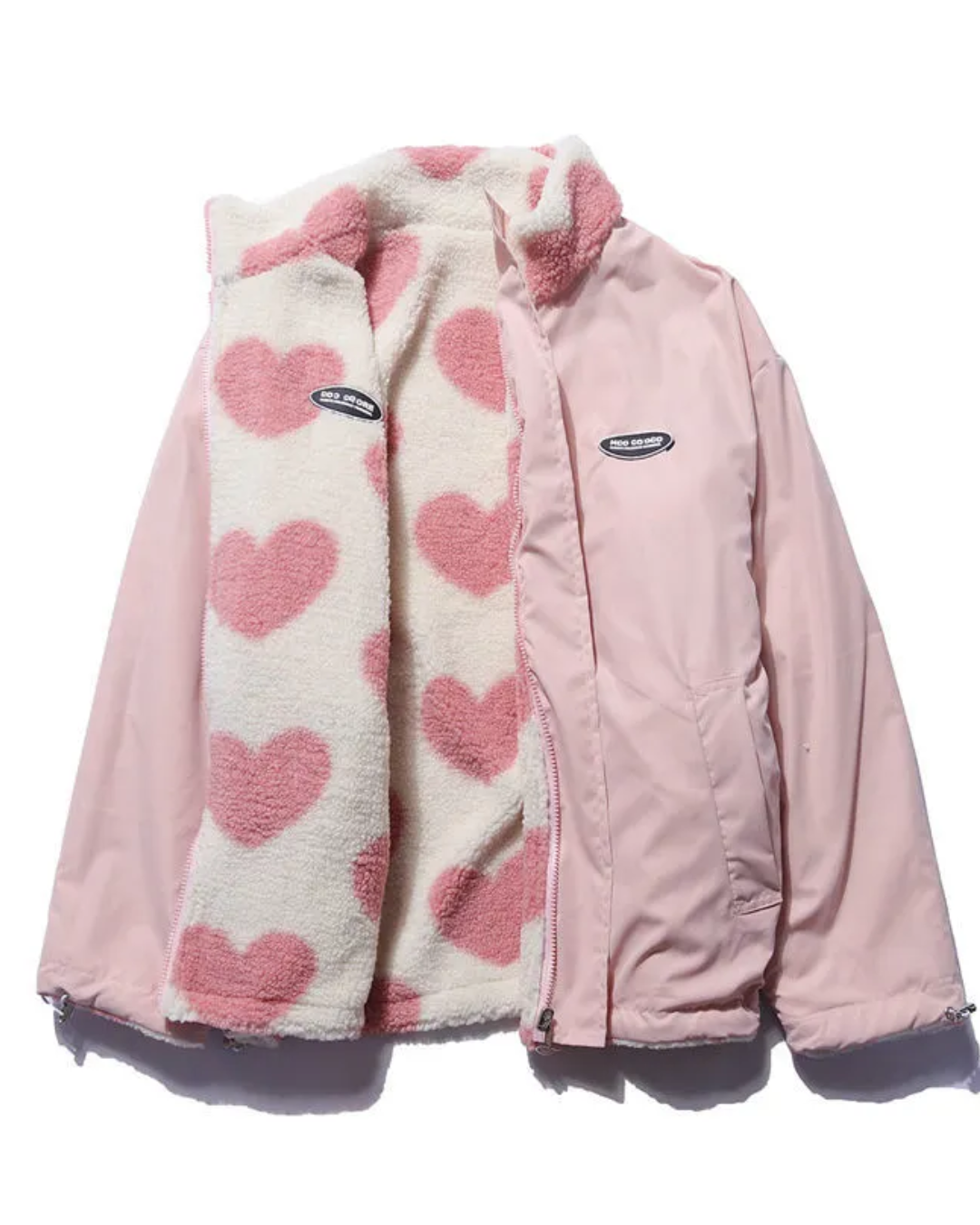 Shaima™ | Reversible Jacket with Heart Motif