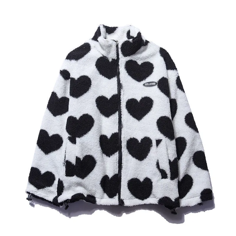 Shaima™ | Reversible Jacket with Heart Motif