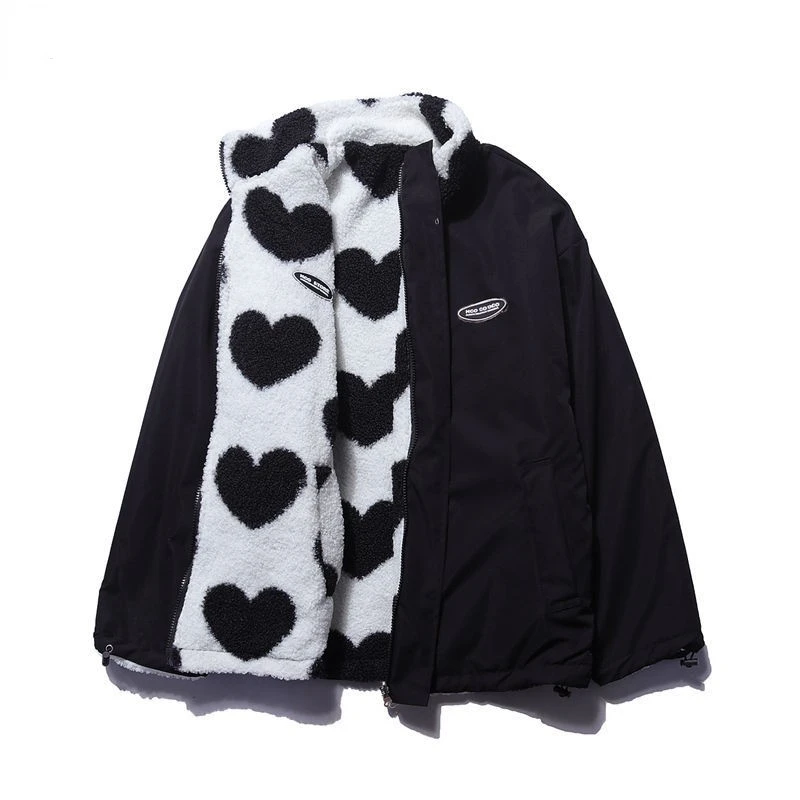 Shaima™ | Reversible Jacket with Heart Motif
