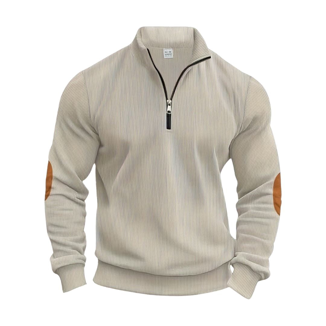 HM® | Fashionable Sweater with Half Zip