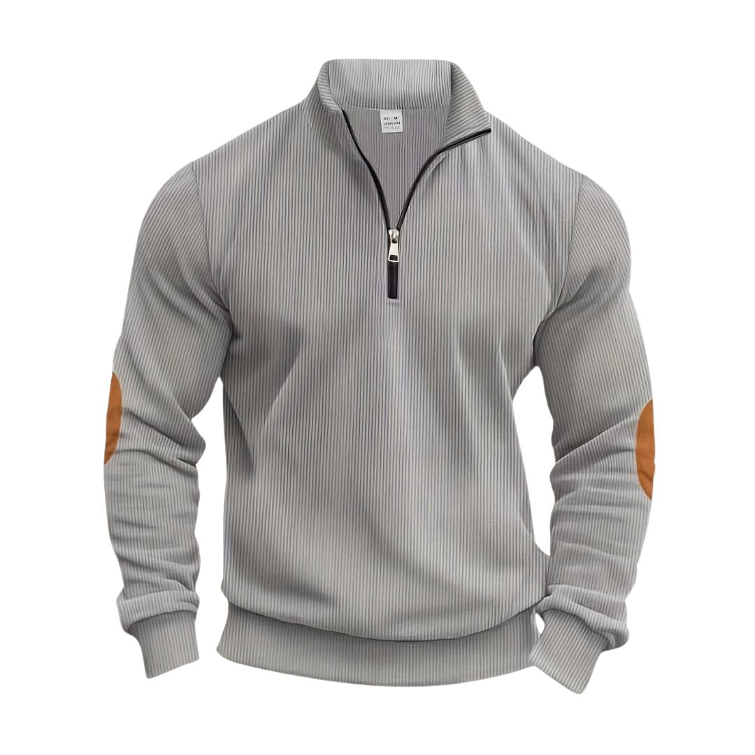 HM® | Fashionable Sweater with Half Zip