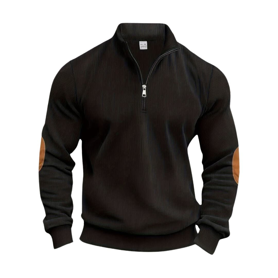HM® | Fashionable Sweater with Half Zip
