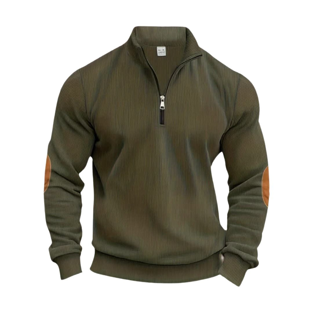 HM® | Fashionable Sweater with Half Zip