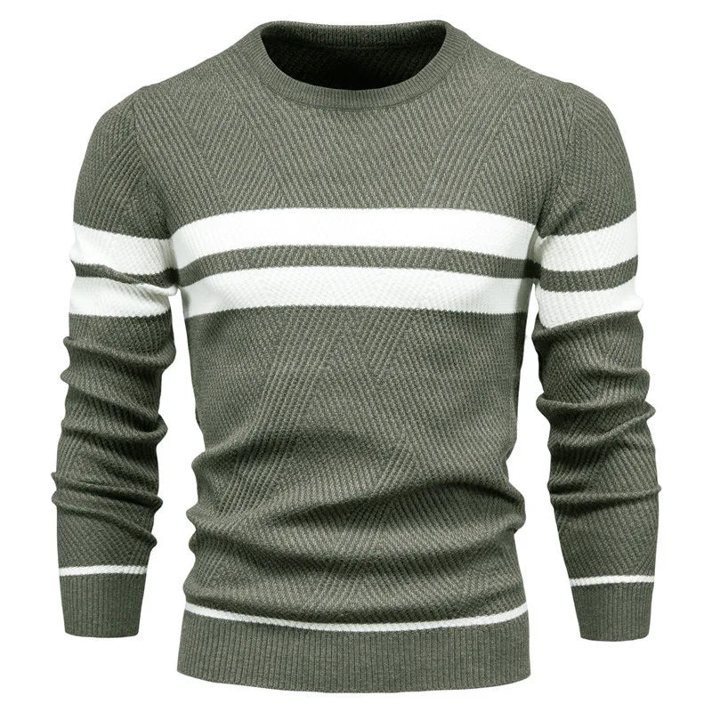 HM® | Men's Sweater with Stripes