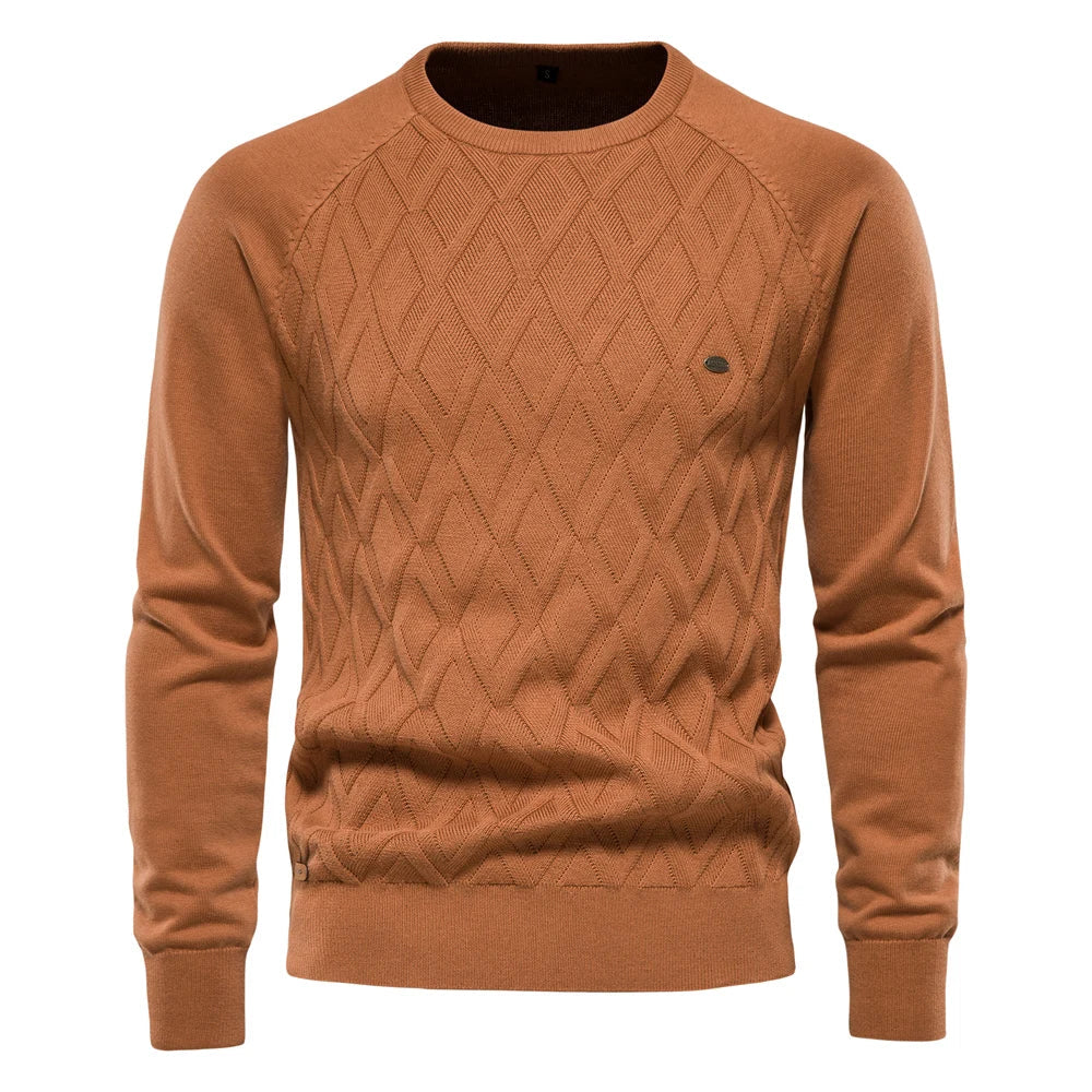HM® | Men's Sweater with Check Design