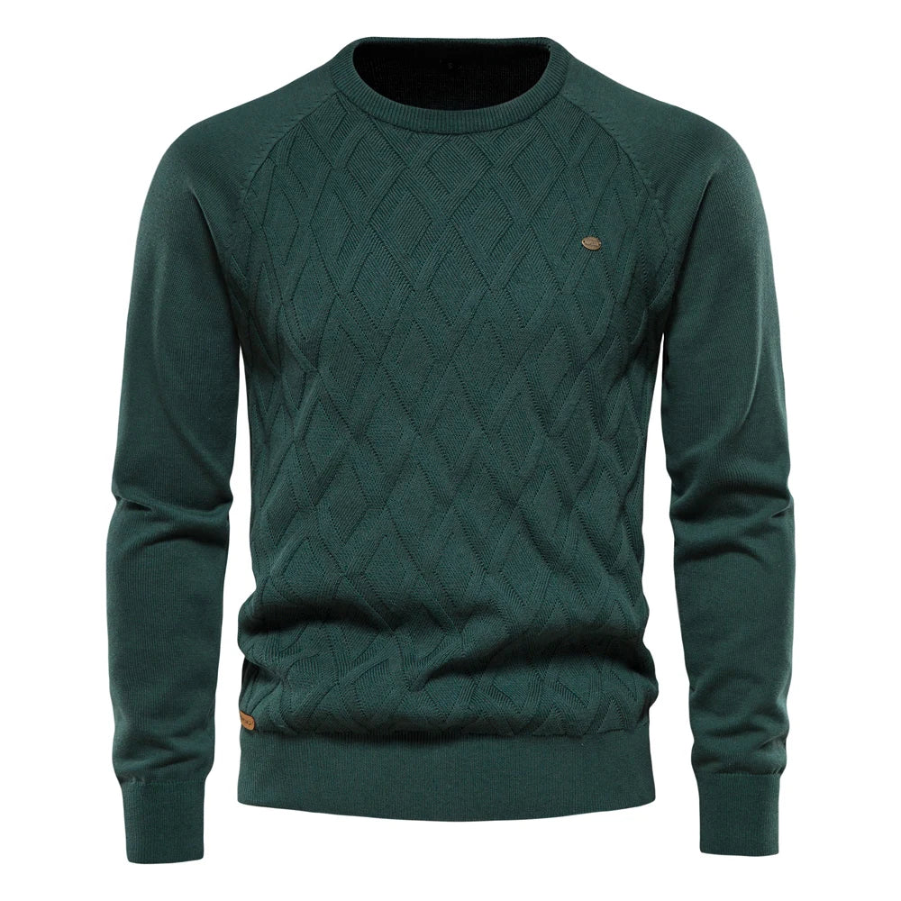HM® | Men's Sweater with Check Design
