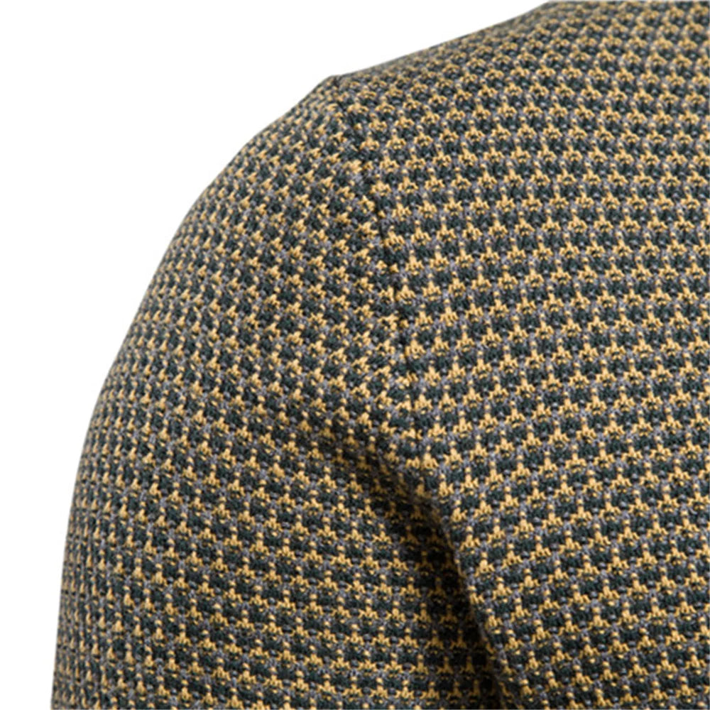 MIRAVO | Men's Sweater with Check Pattern