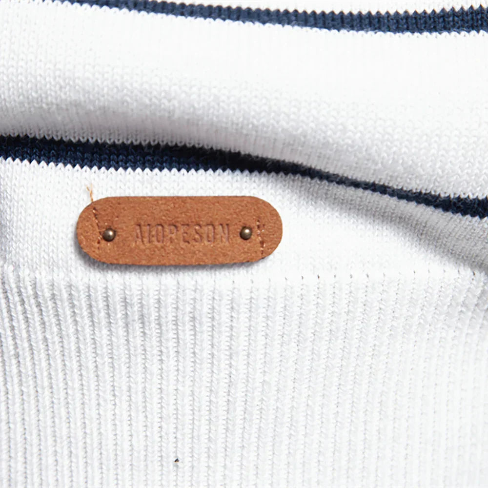 MIRAVO | Men's Sweater with Striped Pattern