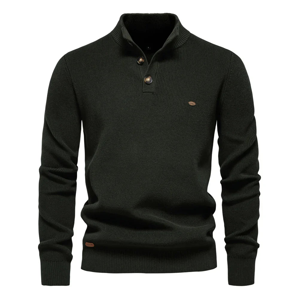 HM® | Men's Sweater with Button Design