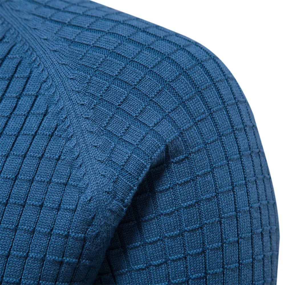 MIRAVO | Men's Sweater with Diamond Pattern