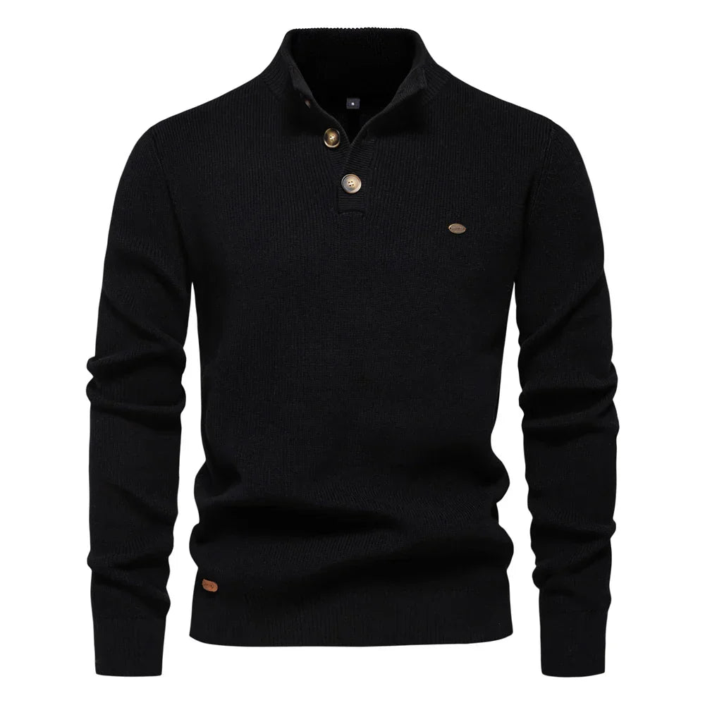 HM® | Men's Sweater with Button Design