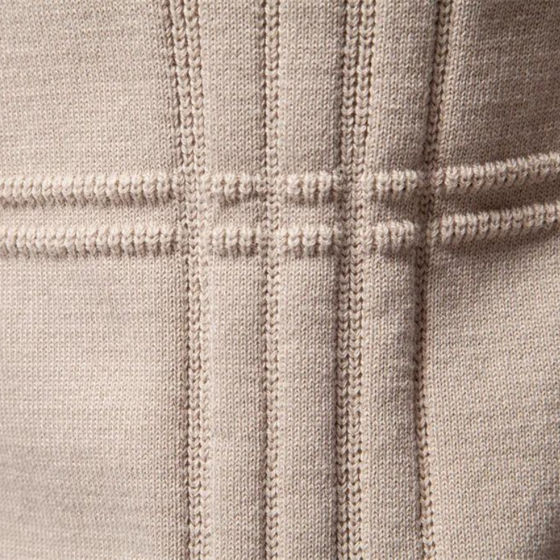 MIRAVO | Elegant Men's Sweater with Checkered Design