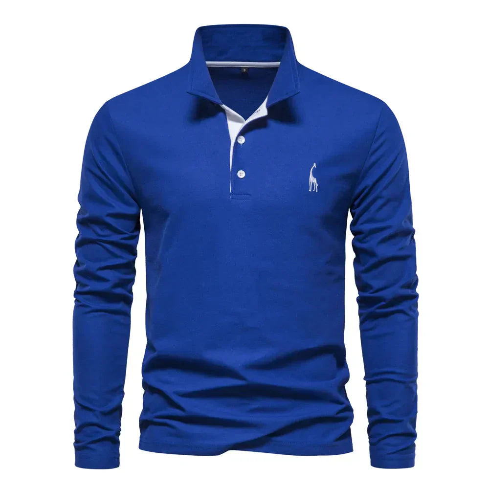 HM® | Long Sleeve Polo Shirt