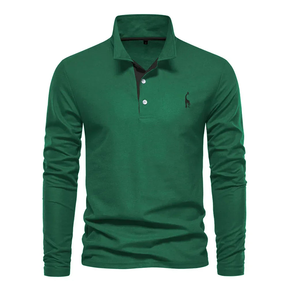 HM® | Long Sleeve Polo Shirt