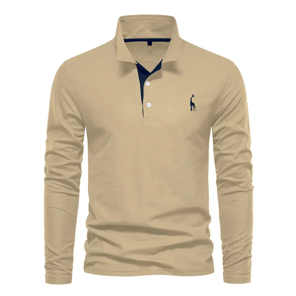 HM® | Long Sleeve Polo Shirt